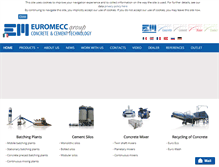 Tablet Screenshot of euromecc.com
